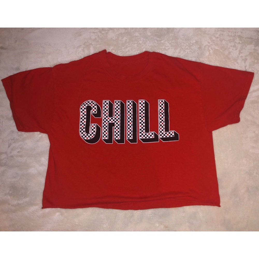 Red Cropped T-Shirt